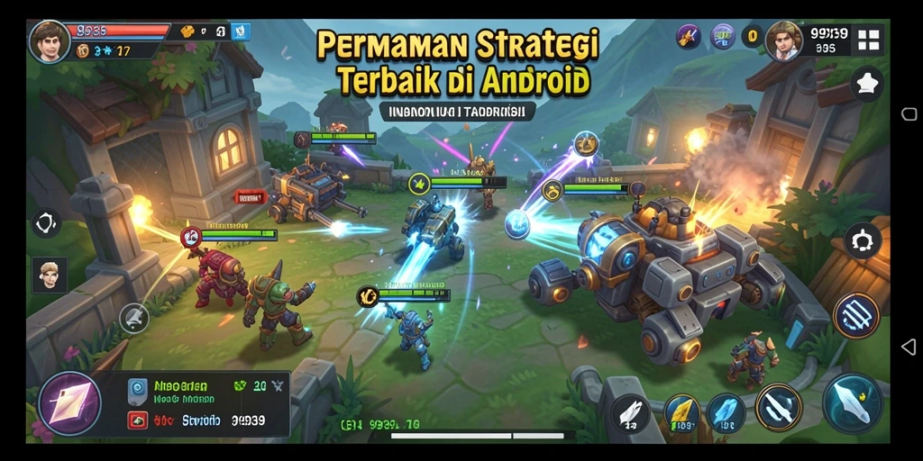 Tangkapan layar utama dari gameplay <strong>9939</strong> yang menampilkan strategi perang.