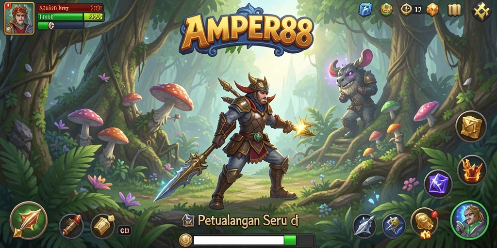 Gameplay seru di AMPER88 yang menampilkan eksplorasi dan petualangan.
