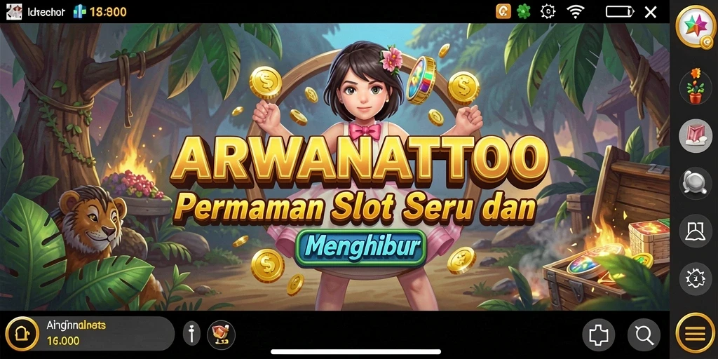 Tampilan gameplay slot ARWANATOTO yang mengesankan dan menyenangkan.