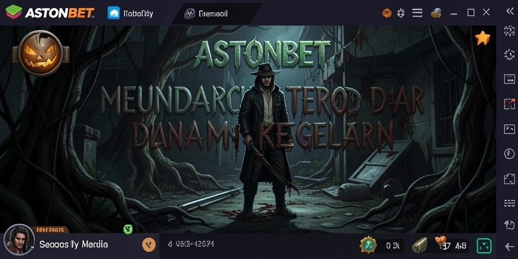 Tampilan gameplay seram di dalam dunia horor ASTONBET.