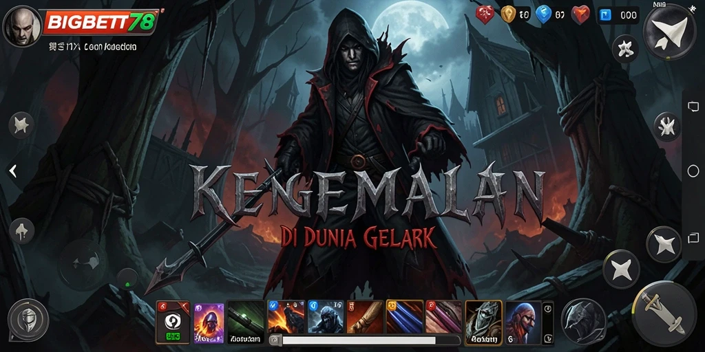 Screenshot gameplay menegangkan dari BIGBET78 yang menunjukkan kengerian.