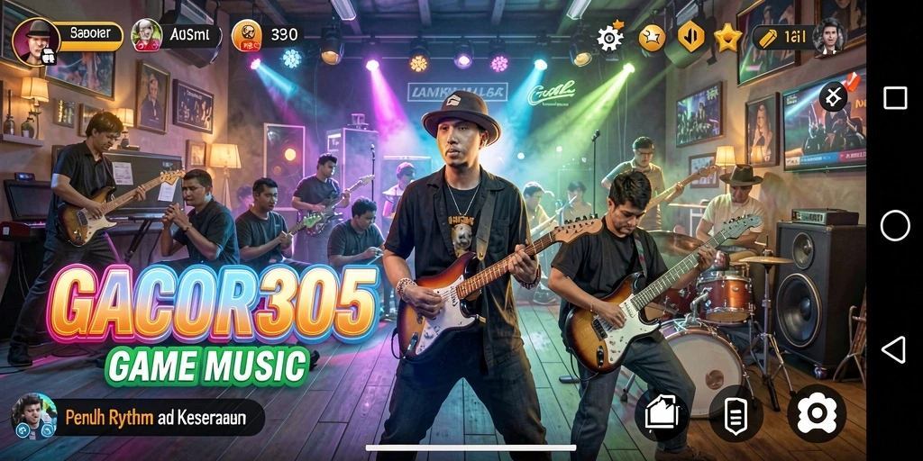 Tampilan gameplay GACOR305 yang menarik dan penuh warna.