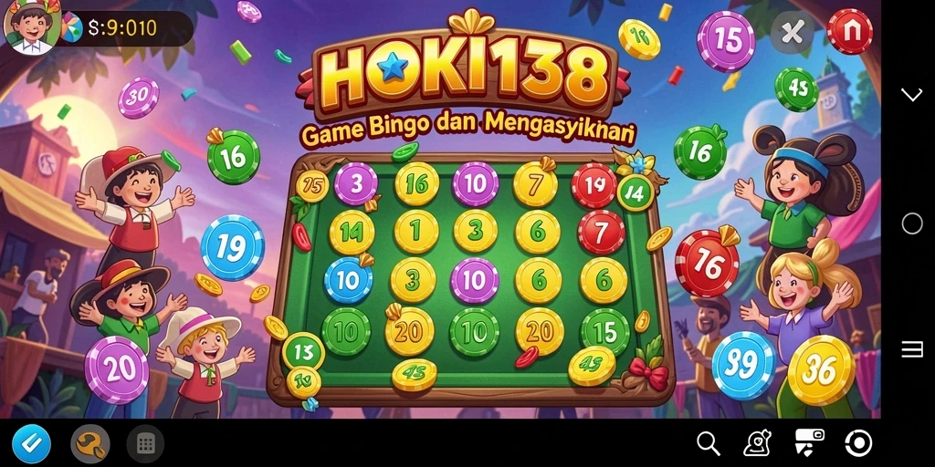 Gameplay seru dan menegangkan fitur Bingo HOKI138.
