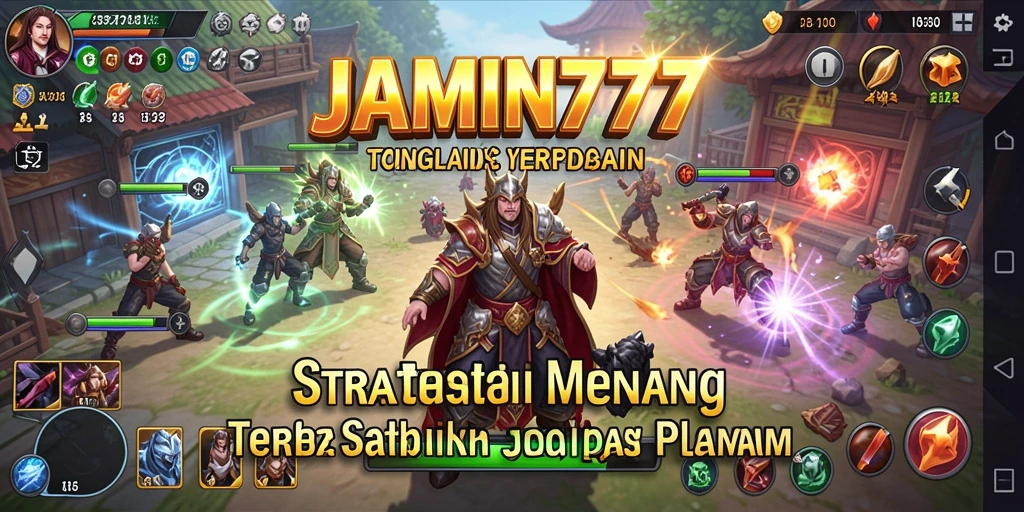 Screenshot utama menunjukkan gameplay strategis yang mendebarkan.