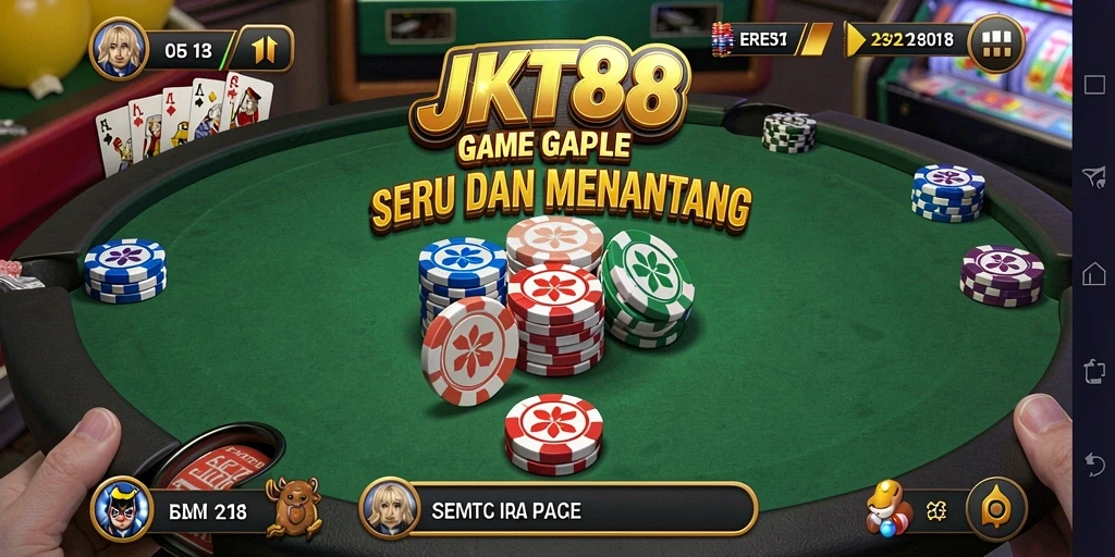 Tampilan gameplay Gaple yang menarik dan interaktif.