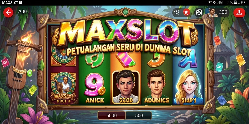 Gameplay penuh warna dan menarik dalam MAXSLOT.