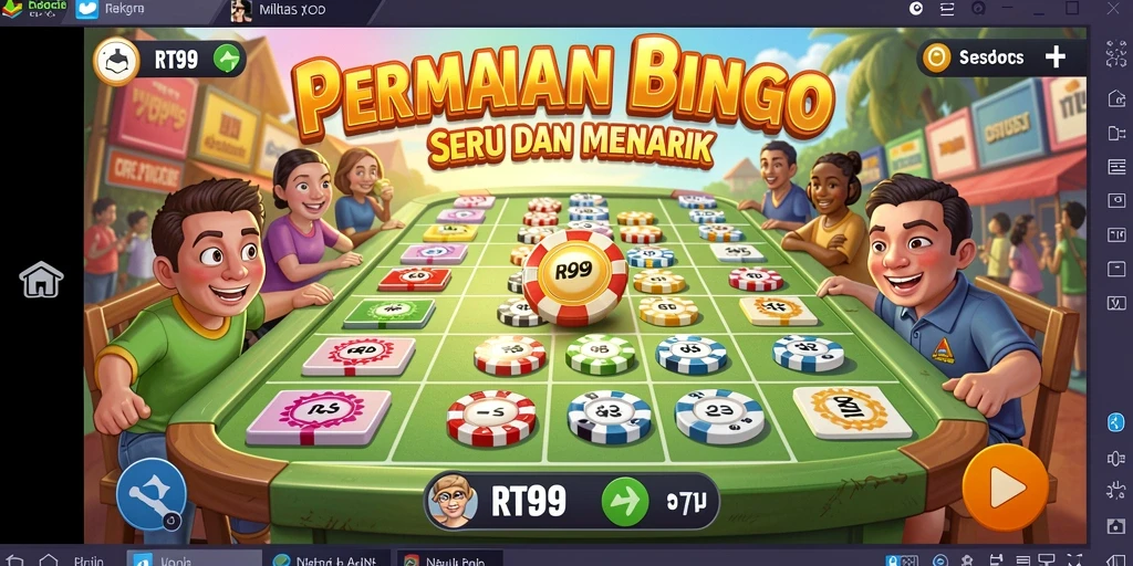 Screenshot gameplay Bingo yang menarik di RT99.