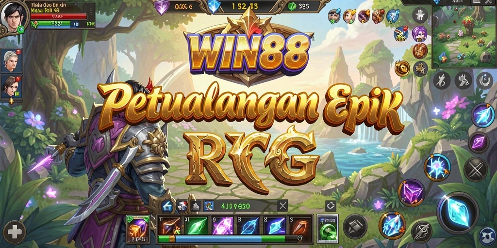 Tampilan gameplay epik WIN88 dengan pertarungan strategis dan grafis memukau.